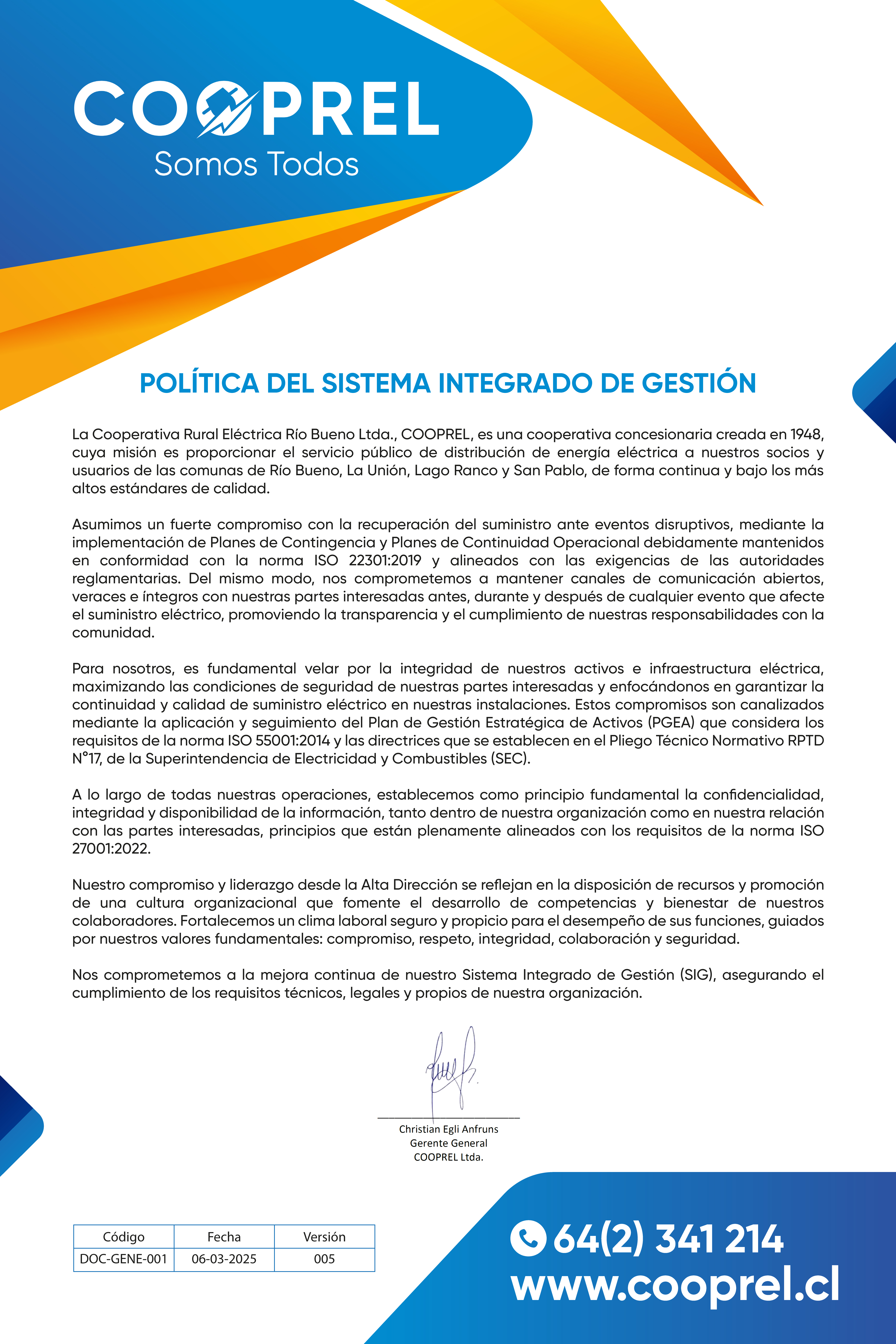 Afiche SIG